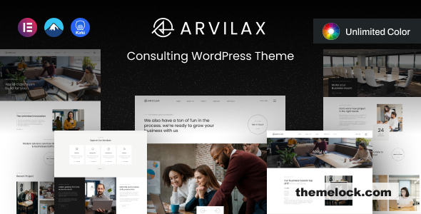 Arvilax v1.1.3 – Business Consulting WordPress Theme