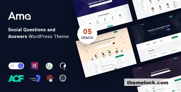 AMA v1.8.0 – bbPress Forum WordPress Theme with Social Questions and Answers