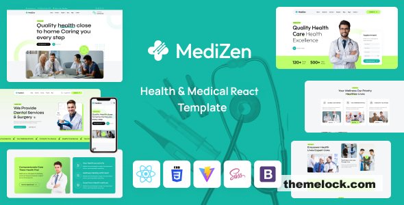 MediZen – Health & Medical React Template
