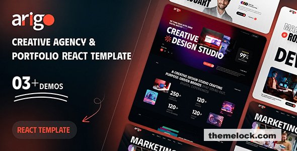Arigo – Creative Agency & Portfolio React JS Template