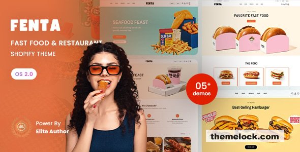 Fenta – Fast Food & Restaurant Shopify 2.0 Theme