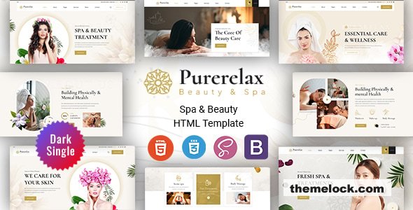 Purerelax – Spa & Beauty HTML Template