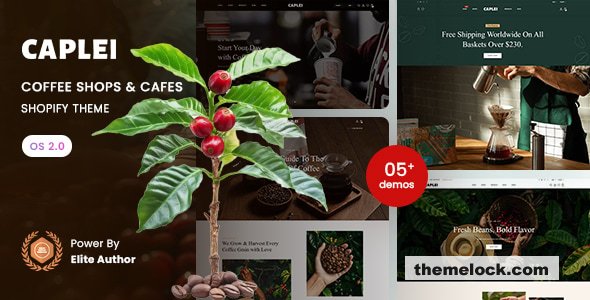Caplei – Coffee Shops & Cafes Shopify 2.0 Theme