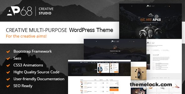 AP68 v1.0 – Creative Multi-Purpose WordPress Theme