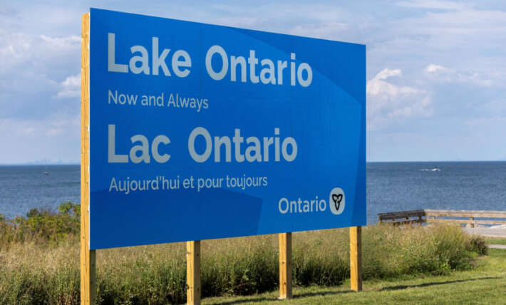 Trump renamed Lake Ontario ‘Lake America’ — Canada answered with an 18-foot sign