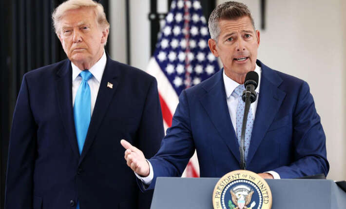 Sean Duffy’s wife says he only became transportation secretary because it was Trump’s last job left