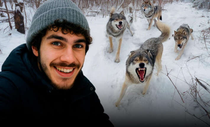 He was stalked by wolves before being found dead near a mining camp