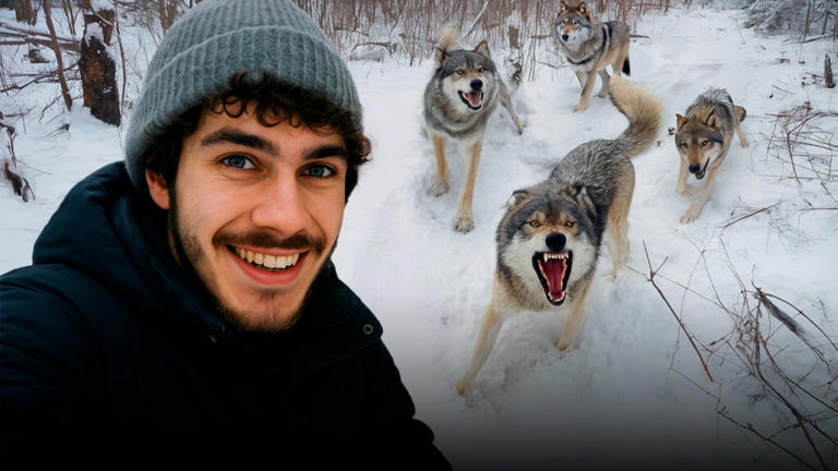He was stalked by wolves before being found dead near a mining camp