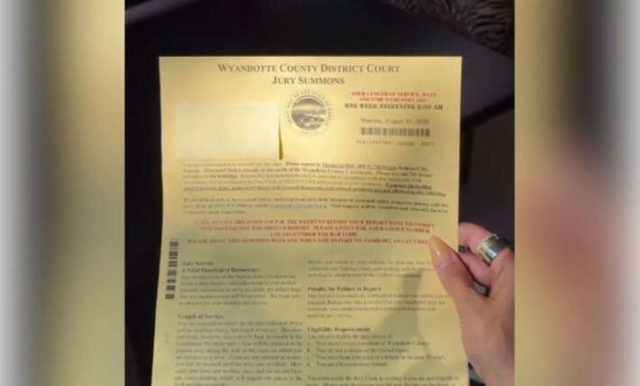 Bride receives jury summons in the mail, then she looks at the date