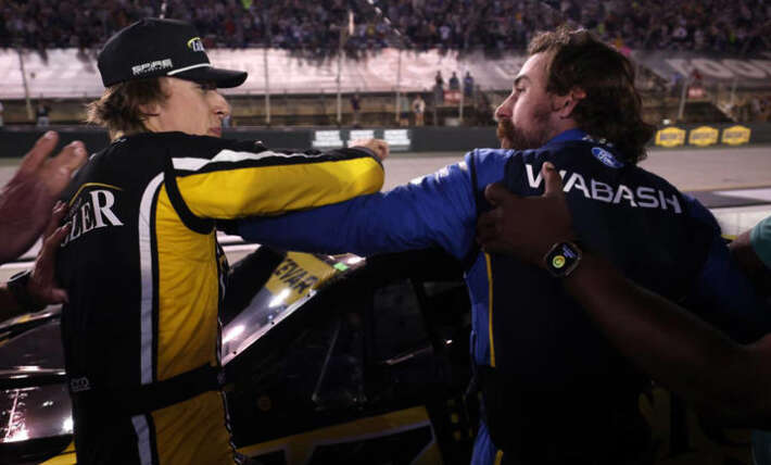Ryan Blaney’s wife Gianna escalates feud with Carson Hocevar after Bristol fight