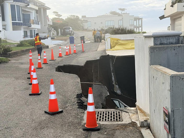 Sinkhole growing under Nicolas Cage’s home triggers evacuation orders in Malibu