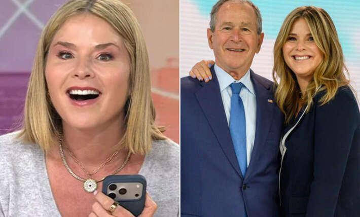 Jenna Bush Hager surprises dad George W Bush by calling him live on “Today”: ‘I’ve been trying to avoid that’