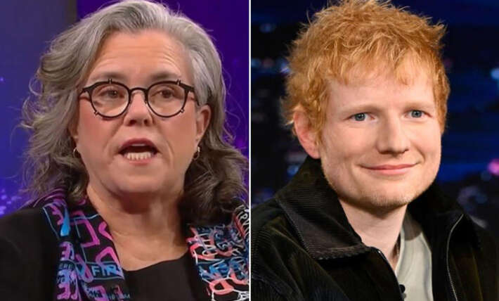 Rosie O’Donnell says Ed Sheeran ‘made very bad mistake’ in display of support for Macklemore