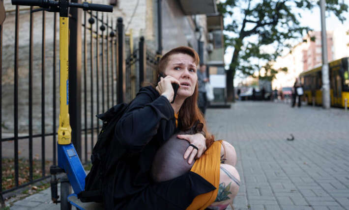 Russia’s ballistic missile and jet-propelled drone blitz keeps Kyiv on edge