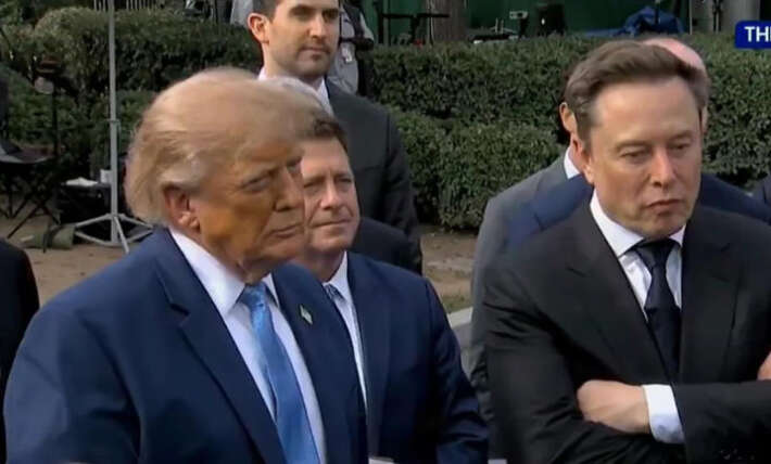 AI oops, SI: Elon Musk’s terminology slip on camera, Trump’s reaction is viral