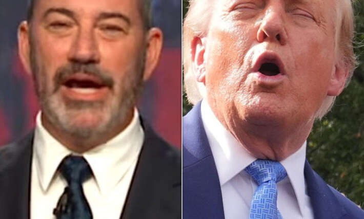 Jimmy Kimmel roasts Trump for dozing off at worst possible moment