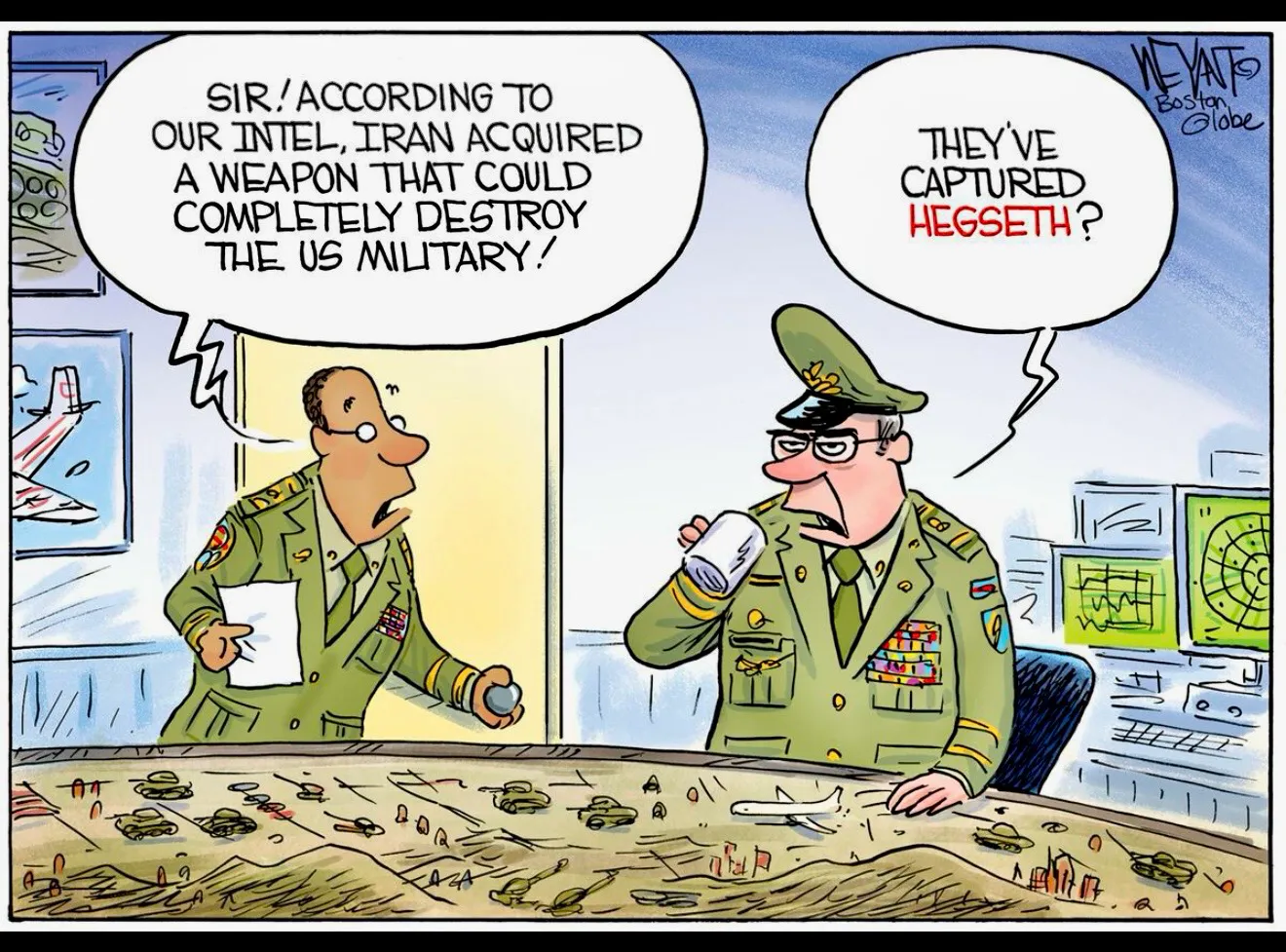 According to our intel,iran acquired a weapon that could completly destroy the us military!