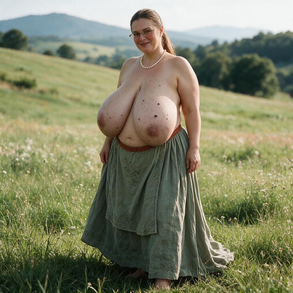 Bbw Medieval Focus On Colossal Breasts MILF