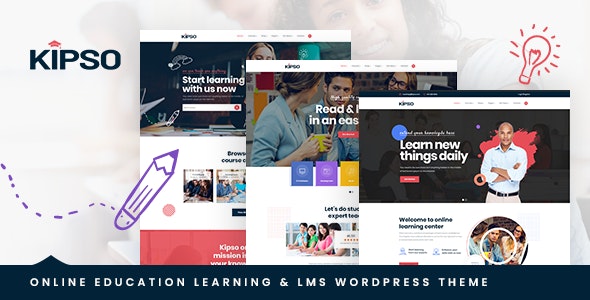 Kipso v1.3.7 – Education LMS WordPress Theme