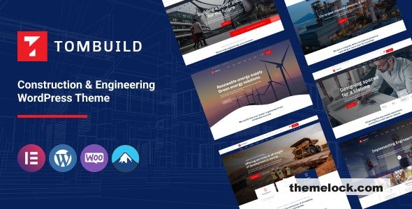 Tombuild v1.1.9 – Construction & Engineering WordPress Theme