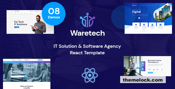 Waretech – IT Solutions & Technology React Template