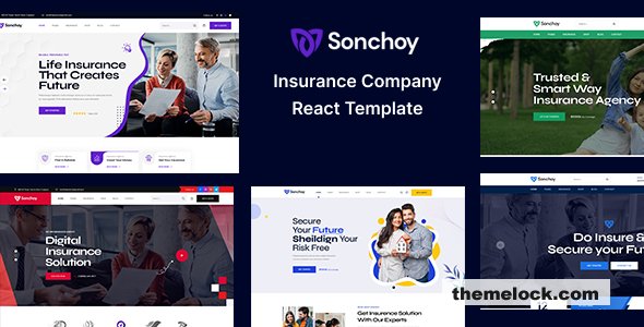 Sonchoy – Insurance Company React Template