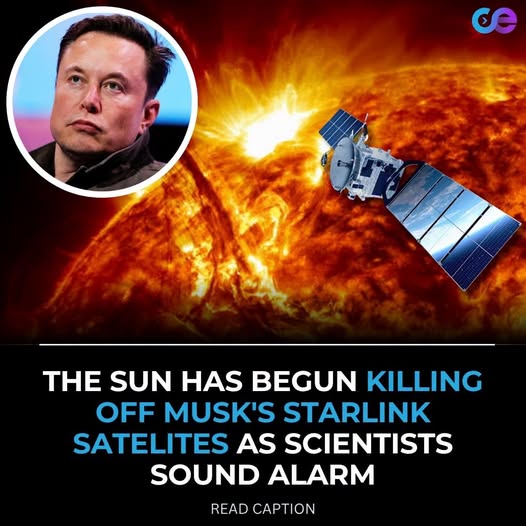 The sun has begun killing off elon musk starlink satelites as scientists sound alarm