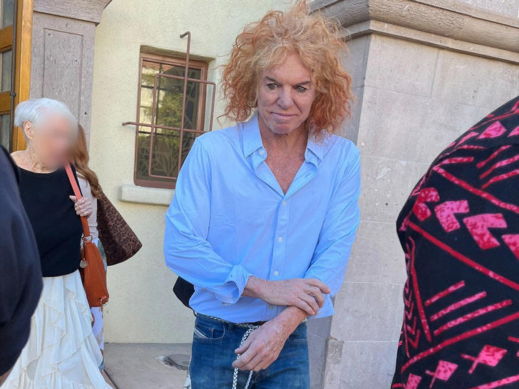 Carrot Top spotted at church weeks after attempting suicide