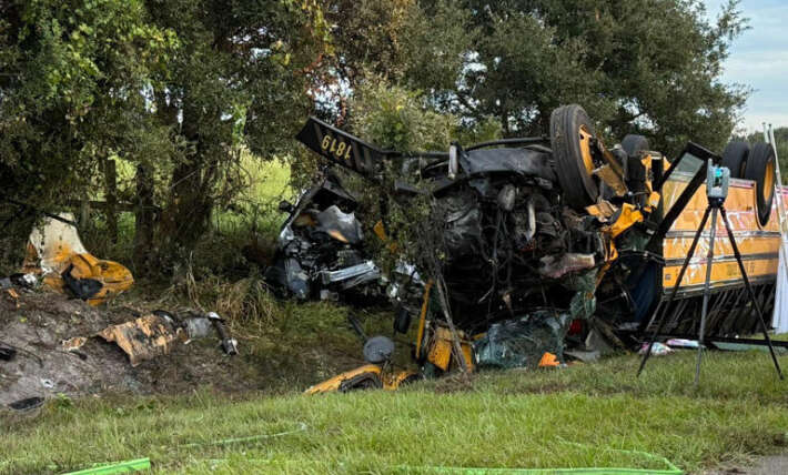 Florida high schooler killed, 40 injured in school bus crash after wrong-way driver hit it: ‘Most horrific bus tragedy in decades’