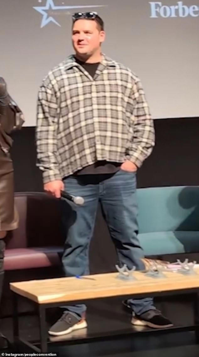 Actor looks unrecognizable as he breaks cover after seven years