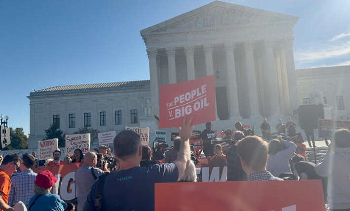 Supreme Court climate case could bankrupt oil companies, send gas prices soaring, experts warn