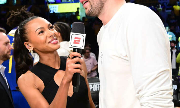 Luka Dončić’s interview with ESPN’s Malika Andrews goes viral after Lakers win