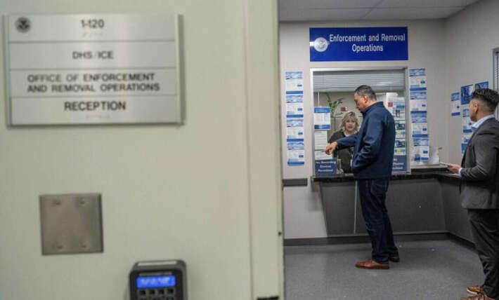 California senator shows up unannounced at an ICE holding center. What he found