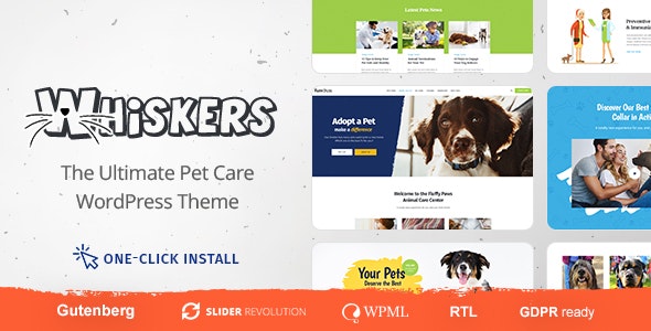 Whiskers v1.3.2 – Pets Store | Vet Clinic | Animal Adoption