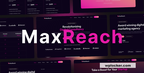 1747584348 maxreach seo digital agency wordpress theme