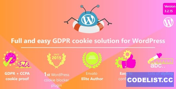 WeePie Cookie Allow v3.4.12 – Easy & Complete Cookie Consent