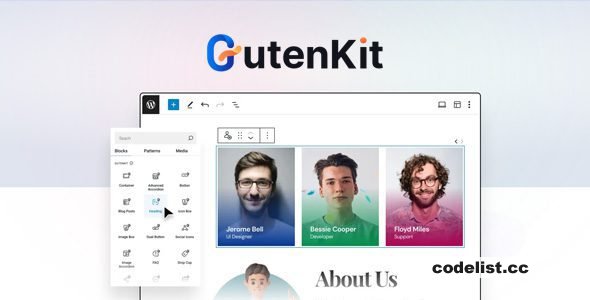 GutenKit Blocks Pro v2.3.7 – Gutenberg Page Builder Blocks