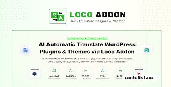 LocoAI v2.2.5 – Auto Translate for Loco Translate (Pro)