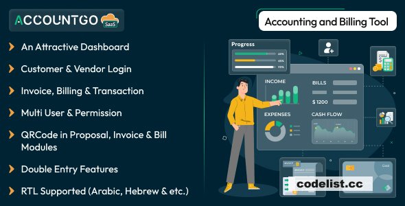 AccountGo SaaS v8.2 – Accounting and Billing Tool – nulled