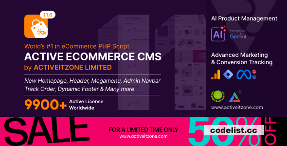 Active eCommerce CMS 11.1.0 – nulled