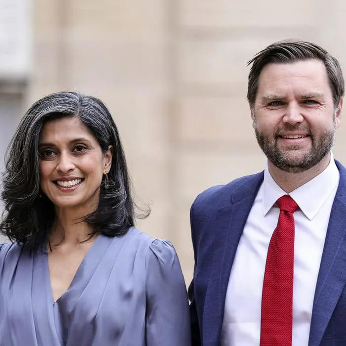 Social media calls JD Vance ‘awkward’ and ‘cringey’ after knee-patting moment with wife Usha goes viral: ‘Genuinely never witnessed a couple with worse chemistry than this’