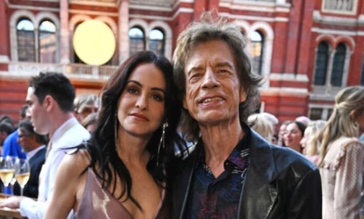 Mick Jagger, 82, and his beautiful fiancée Melanie Hamrick, 38, step out looking so happy together