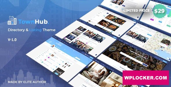 TownHub v1.9.1 – Directory & Listing WordPress Theme