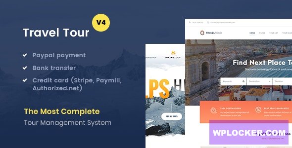 Travel Tour v5.3.12 – Tour Booking, Travel Booking Theme