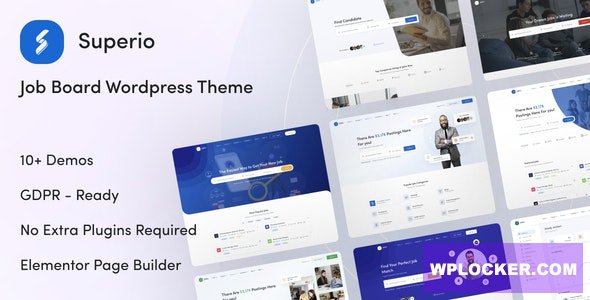 Superio v1.3.37 – Job Board WordPress Theme