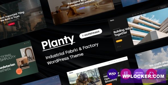 Planty v1.32.0 – Industrial Fabric & Factory WordPress Theme
