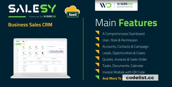 Salesy SaaS v7.9 – Business Sales CRM – nulled