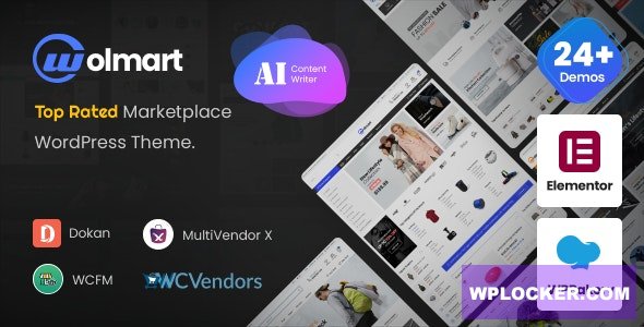 Wolmart v1.10.0 – Multi-Vendor Marketplace WooCommerce Theme