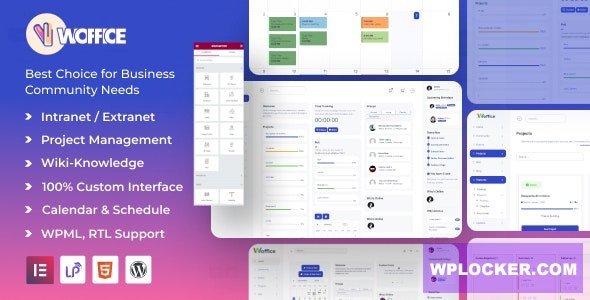 Woffice v5.4.37 – Intranet/Extranet WordPress Theme