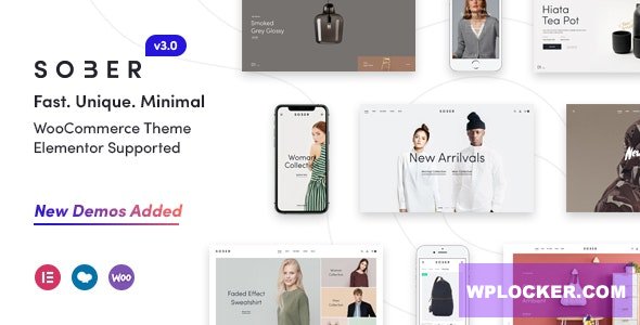 Sober v3.6.4 – WooCommerce WordPress Theme